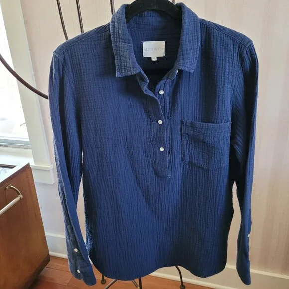 Alice Walk Cloud Organic Cotton Triple Gauze Top - Picture 2 of 7